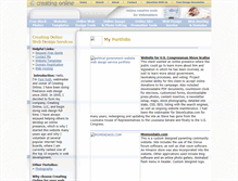 Tablet Screenshot of creatingonline.com